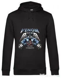 Hoodie barbat cu gluga Venom gym Negru