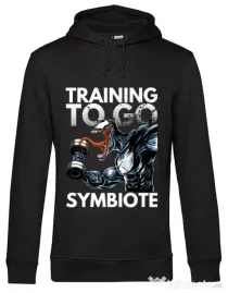 Hoodie barbat cu gluga Venom training Negru