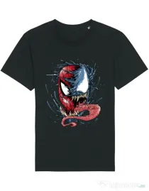 Tricou STANLEY STELLA barbat Venom vs Spiderman Negru