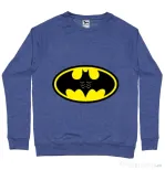 Bluza ADLER barbat Six pack Batman Albastru melanj