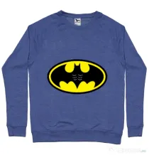 Bluza ADLER barbat Six pack Batman Albastru melanj