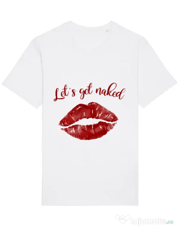 Tricou STANLEY STELLA barbat Lets get naked Alb