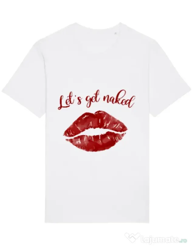 Tricou STANLEY STELLA barbat Lets get naked Alb