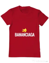 Tricou ADLER barbat Bananciaga Rosu