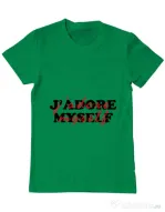 Tricou ADLER barbat I love myself Verde mediu