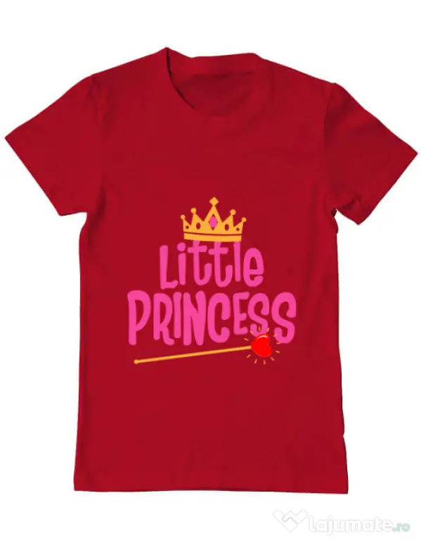 Tricou ADLER barbat Little Princess Rosu