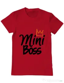Tricou ADLER barbat Mini boss Rosu