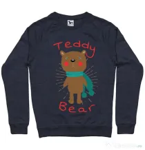Bluza ADLER barbat Teddy bear Denim inchis