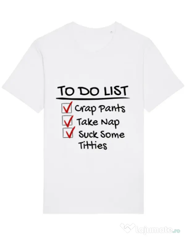 Tricou STANLEY STELLA barbat To do list Alb