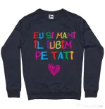 Bluza ADLER barbat Il iubim pe tati Denim inchis