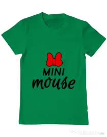 Tricou ADLER barbat Mini mouse Verde mediu