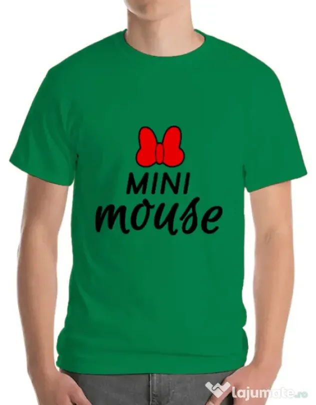 Tricou ADLER barbat Mini mouse Verde mediu