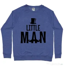 Bluza ADLER barbat Little man Albastru melanj