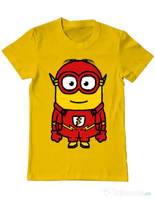 Tricou ADLER barbat Minion flash Galben