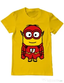 Tricou ADLER barbat Minion flash Galben