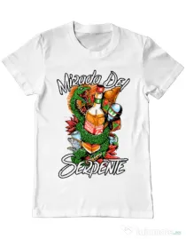 Tricou ADLER barbat Mirada Del Serpiente Alb