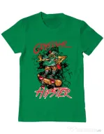 Tricou ADLER barbat Original hipster Verde mediu