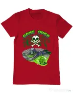 Tricou ADLER barbat Poisonous mushroom Rosu