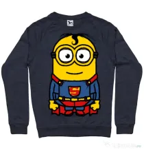 Bluza ADLER barbat Super minion Denim inchis