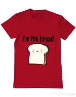 Tricou ADLER barbat I am the bread Rosu