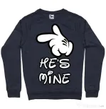 Bluza ADLER barbat He is mine Denim inchis