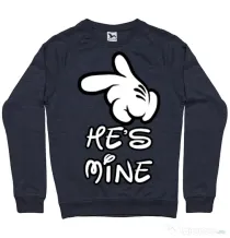 Bluza ADLER barbat He is mine Denim inchis