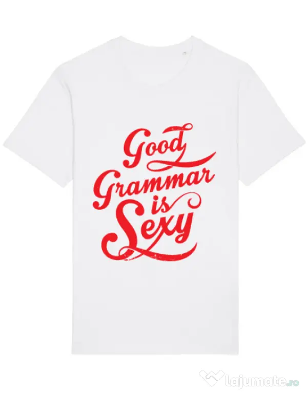 Tricou STANLEY STELLA barbat Good grammar Alb