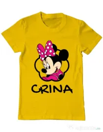 Tricou ADLER barbat Mouse daughter Galben