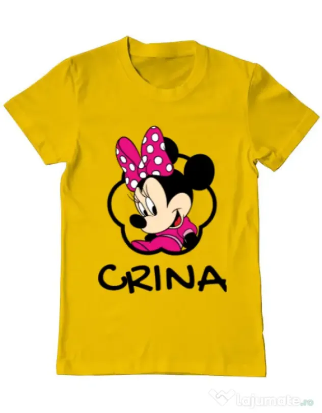 Tricou ADLER barbat Mouse daughter Galben