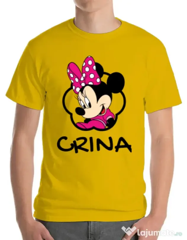 Tricou ADLER barbat Mouse daughter Galben