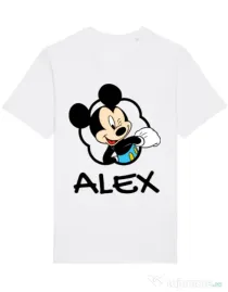 Tricou STANLEY STELLA barbat Mouse son Alb