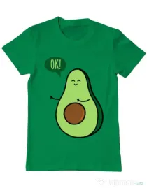 Tricou ADLER barbat Avocuddle 2 Verde mediu