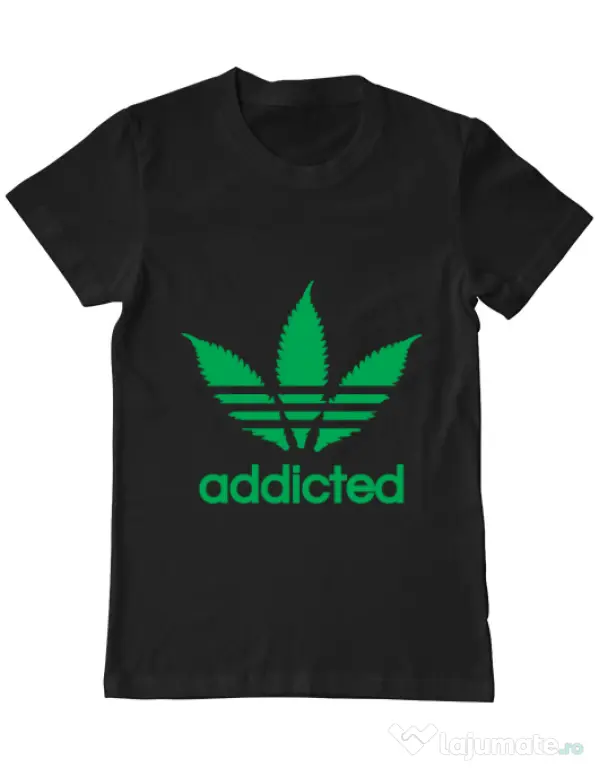 Tricou ADLER barbat Addicted Negru