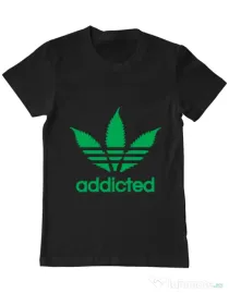 Tricou ADLER barbat Addicted Negru