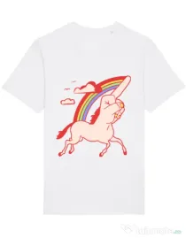Tricou STANLEY STELLA barbat FUnicorn Alb