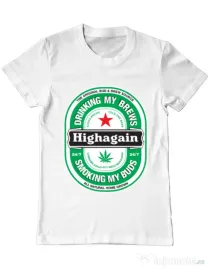 Tricou ADLER barbat Highagain Alb
