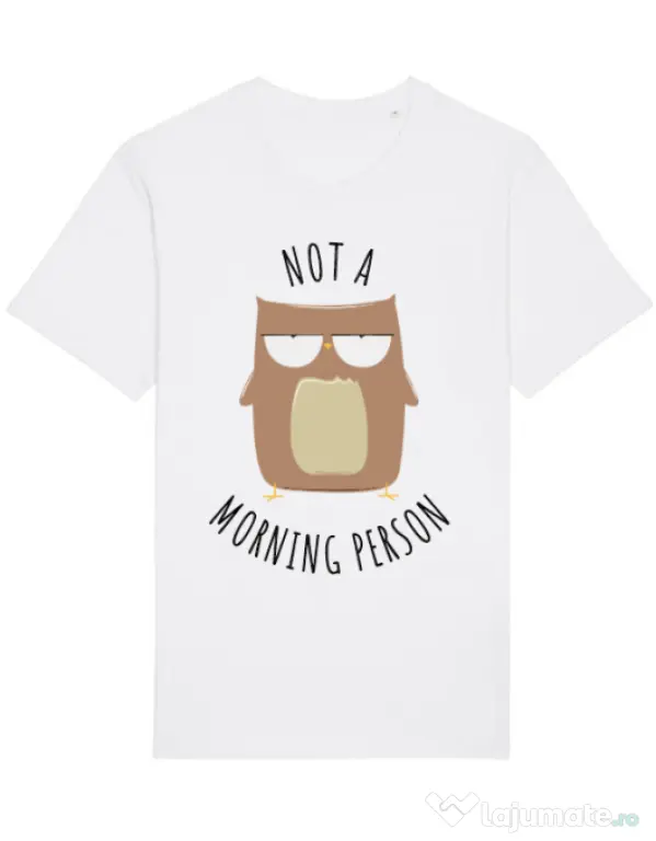 Tricou STANLEY STELLA barbat Morning owl Alb