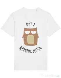 Tricou STANLEY STELLA barbat Morning owl Alb