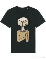 Tricou STANLEY STELLA barbat Am I thinking outside the box Negru