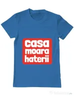 Tricou ADLER barbat Casa moara haterii Albastru azuriu
