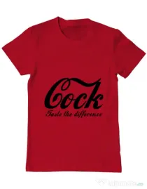 Tricou ADLER barbat Taste the difference Rosu