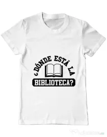 Tricou ADLER barbat Donde esta la biblioteca Alb