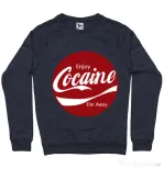 Bluza ADLER barbat Enjoy cocaine Denim inchis
