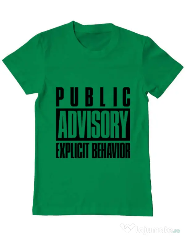 Tricou ADLER barbat Explicit behavior Verde mediu