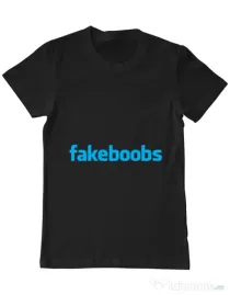 Tricou ADLER barbat Fakeboobs Negru