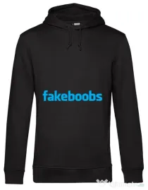Hoodie barbat cu gluga Fakeboobs Negru