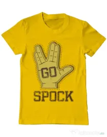 Tricou ADLER barbat Go spock Galben