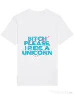 Tricou STANLEY STELLA barbat I ride a unicorn Alb