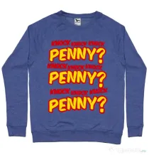 Bluza ADLER barbat Knock Penny Albastru melanj