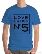 Tricou ADLER barbat Love potion Albastru azuriu 